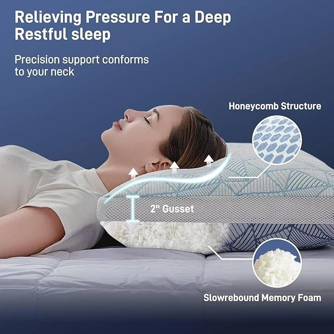 Bamboo Viscose Cooling Memory Foam Pillows best