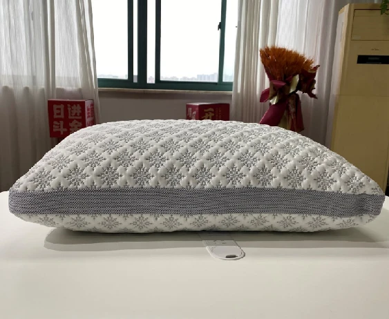 Blossom Snowflake Pattern Quilted Pillow best